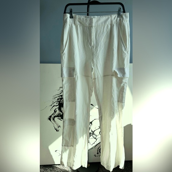 H&M White Women’s Cargo Pants | NWT - Picture 1 of 5